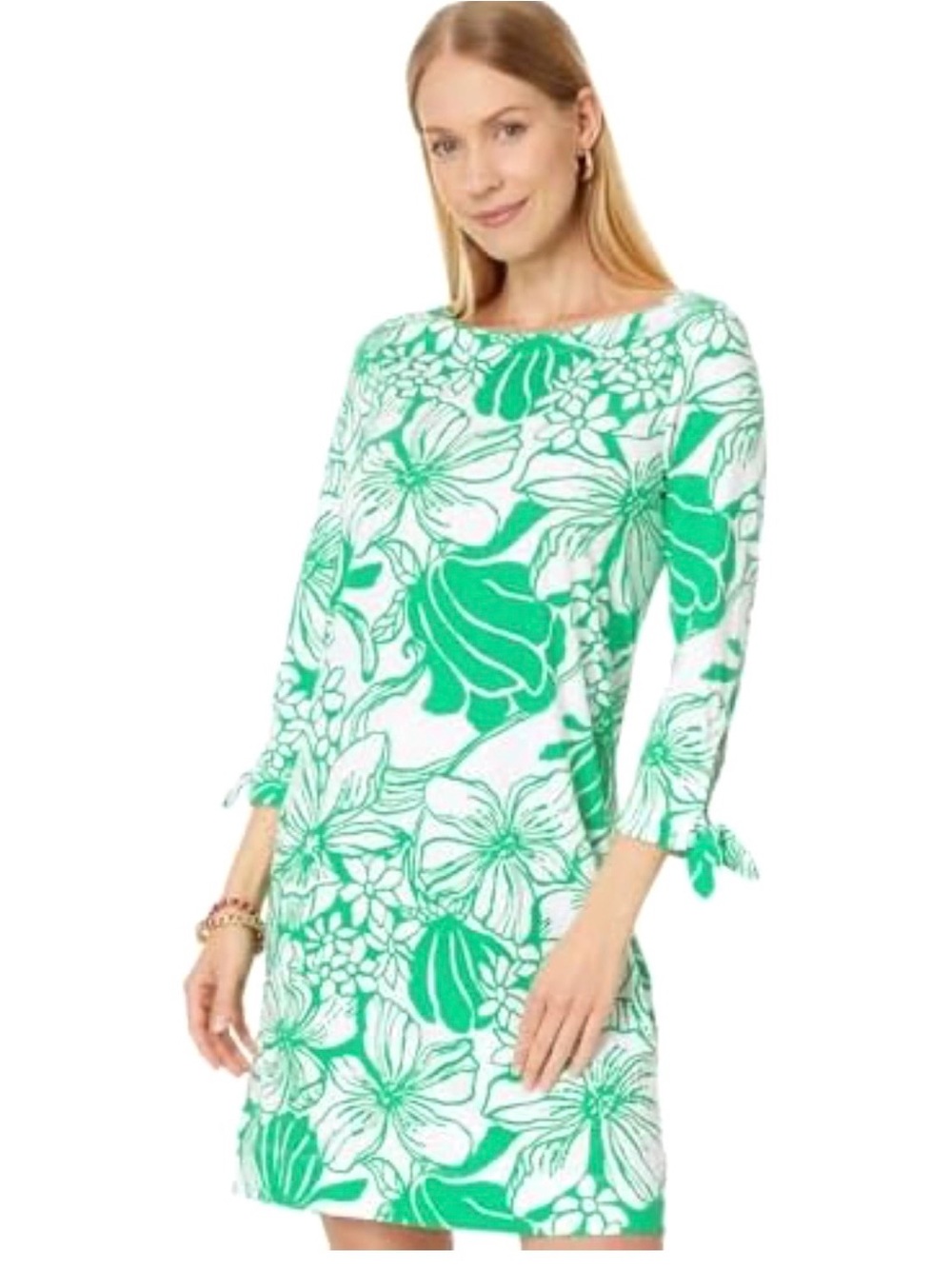 Lilly Pulitzer Lydia shift dress 3/4 sleeve small, S cotton, like new